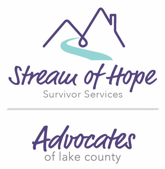 Logo for Advocates of Lake County's Stream of Hope Survivor Services program